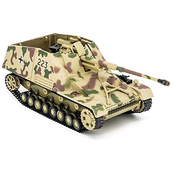 CMO Pansarmodeller plast 1/72, noshörning pansarförstörare Tyskland, pressgjuten militär tank, barnleksaker och presenter, 8,9 x 3,5 cm